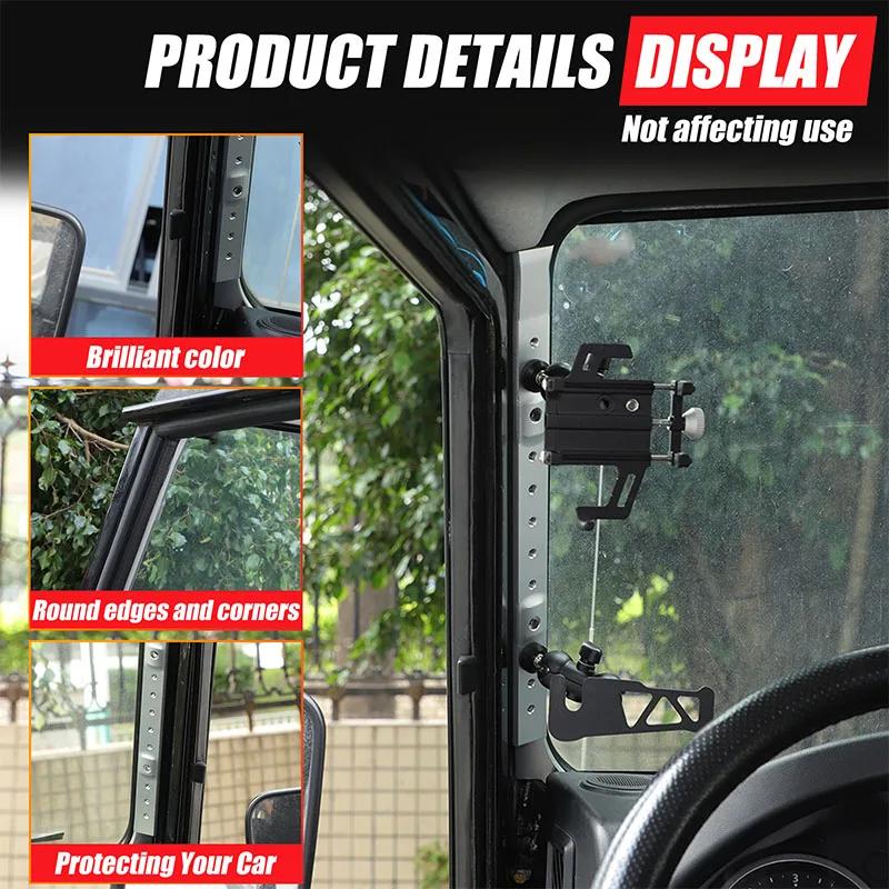 For Land Rover Defender 110 2004-2018 Aluminum Alloy Car Interior A-pillar Expansion BasCe Decorative Strip Car Accessories