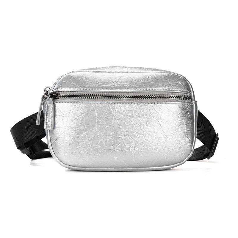 Nastavitelné ledvinky Vintage design Taška na telefon Umělá kůže Čtvercová peněženka