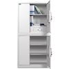 Tiger Brand Large Split Two-Section Steel Filing Cabinet
