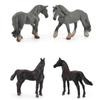 Morgan Stallion Arabian for Kids Desktop Ornaments Educational  Toys Animal Models Horse  Miniature