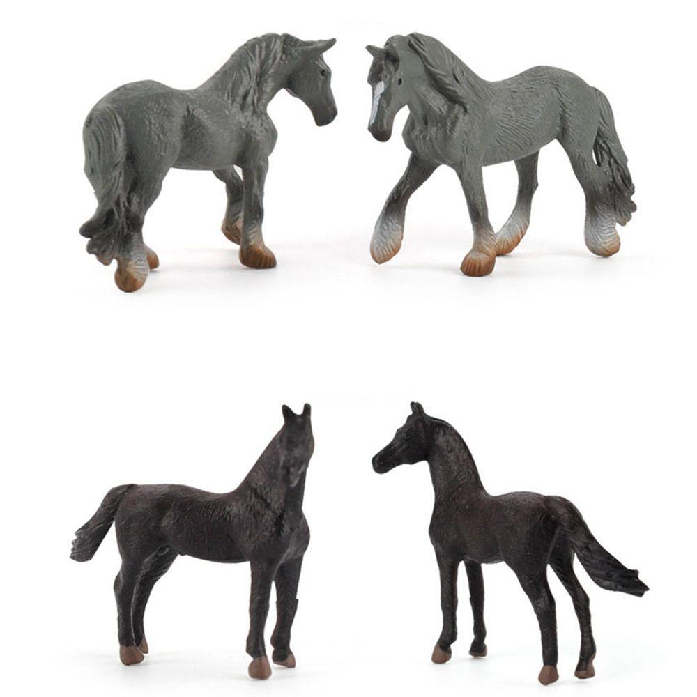Morgan Stallion Arabian for Kids Desktop Ornaments Educational  Toys Animal Models Horse  Miniature