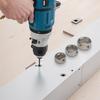 8/9Pcs Drill Bit Locator Woodwork Tools Drill Stoper Collar Set 3-16mm Depth Stop Collars For Ring Positioner With Wrench