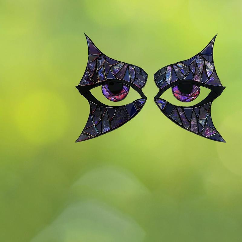 Autoaufkleber und -abziehbilder Fensteraufkleber Wetterbeständige Autoaufkleber Katzenaufkleber Vampiraugenaufkleber Horrordesign für