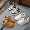 Frühling und Herbst Neue Kinderschuhe Jungen Rutschfeste Weiche Sohle Babyschuhe Atmungsaktiv und Leicht Mädchen Studenten Kleine Weiße Sneaker