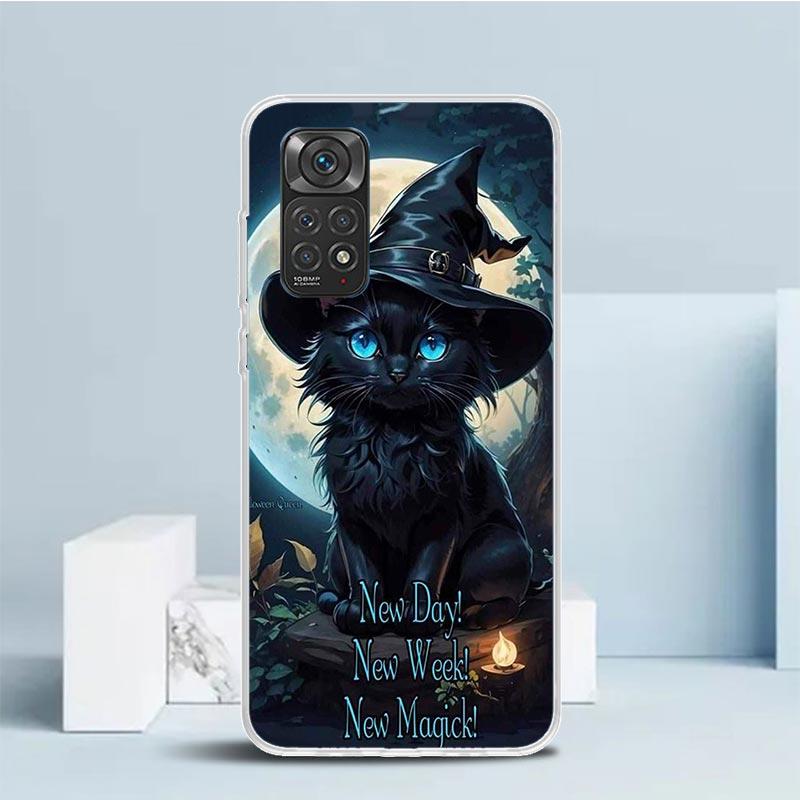 Kitten Cat Christmas Pumpkin Phone Case For Xiaomi Redmi Note 15 14 14S 13 12S 12 Pro Plus 11S 11 11T 11E 10S 10 + Soft TPU Back