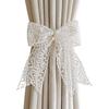 Curtain Tieback Beautiful Bow Lace Holder Hook Buckle Fashion Decorative Pretty Clip Polyester S8K5