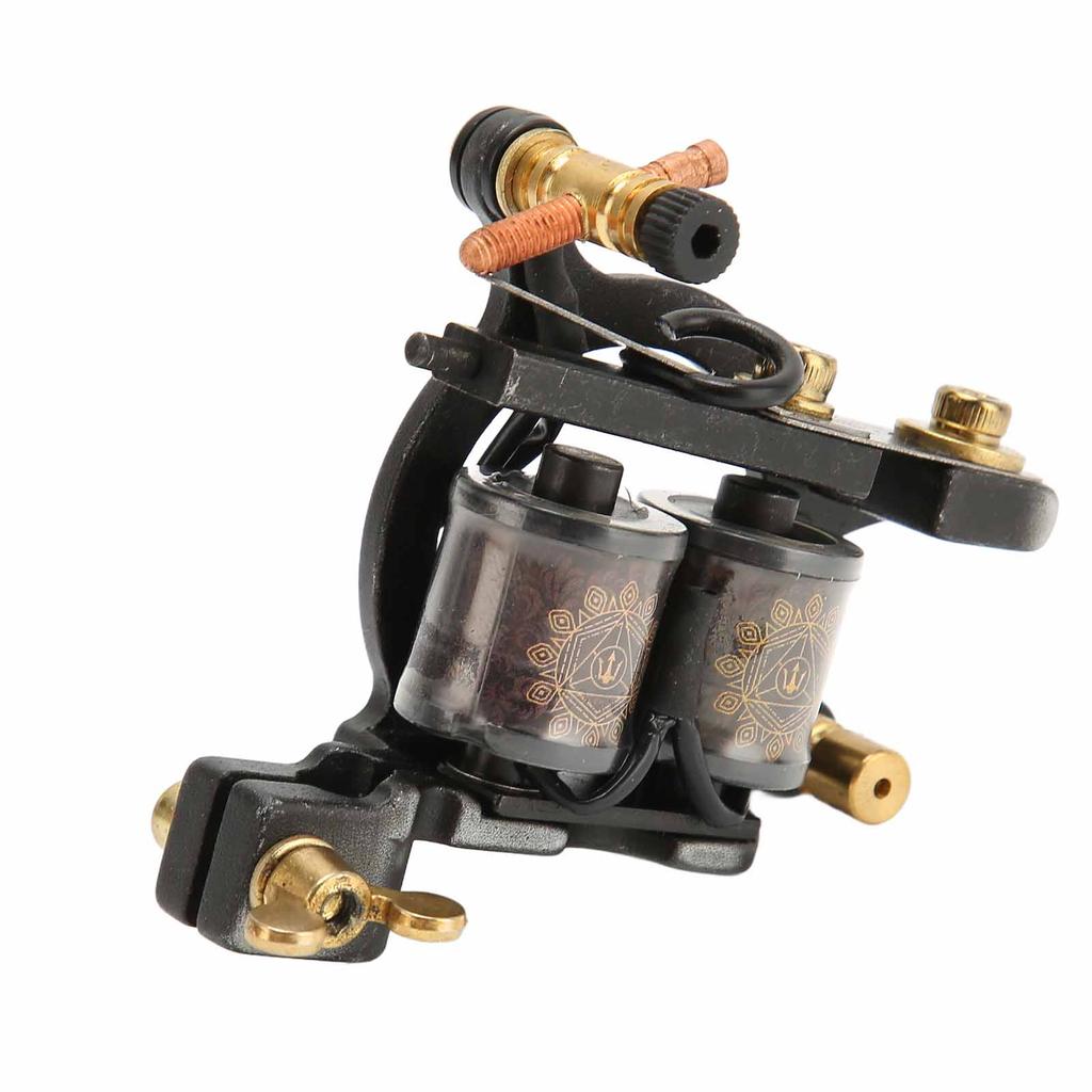 10 Wrap Coils Machine Copper Alloy Coil Professional Tattoo Machine for Shader Liner Tattooist
