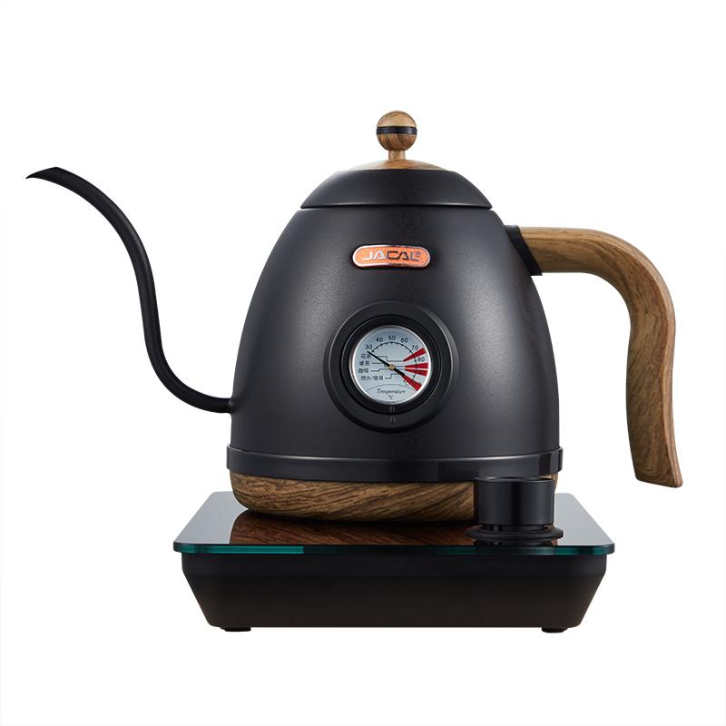 

Электрический чайник 800 мл с изогнутой ручкой, кофейник с регулировкой температуры, заварной чайник из нержавеющей стали с термометром, 220 В AU