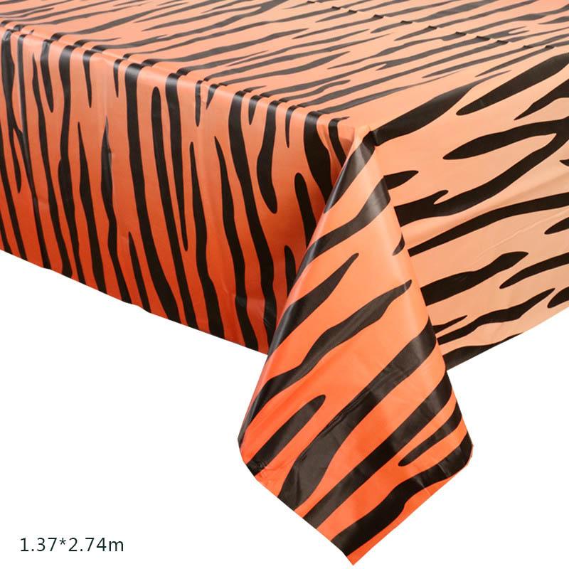 Woodland Animals Disposable Plates Jungle Safari Birthday Animals Giraffe Zebra 1st Birthday Party Decor Leopard Print Plates