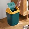 EcoStep 10L Flip-Top Waste Bin, Green, 1pc
