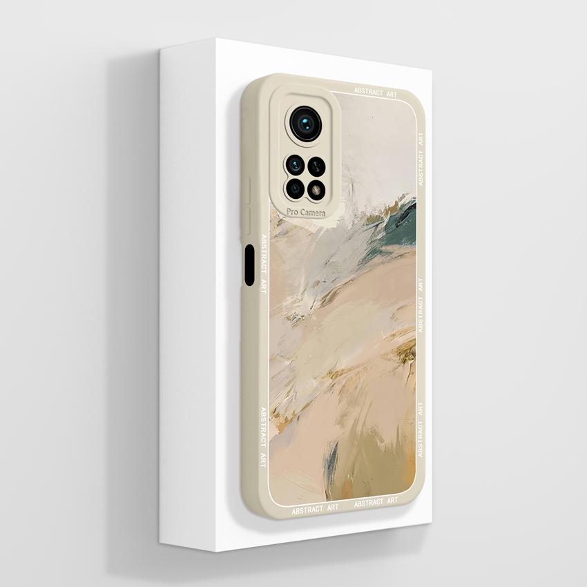 Handyhülle für Xiaomi Mi 10T 11T Pro Lite Mi 10 11 11X 11i Aromatische Blumenmuster Flüssigsilikon Weiche Stoßstange Stoßfeste Hülle für Xiaomi Stoßstangen-Taschen