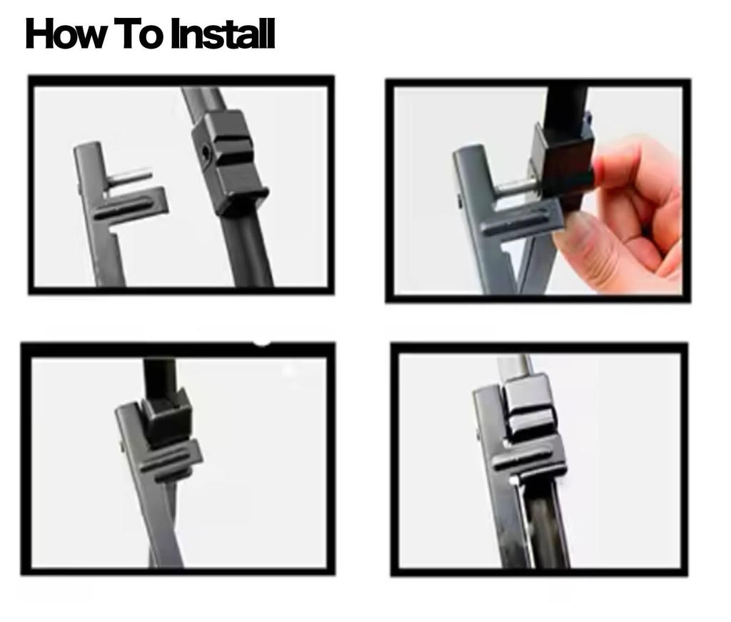 Set of 2 AeroBlade wiper blades for BMW and Installation Instructions No TJK Original Parts (650mm/450mm) F10, F11, F06, F12, F13, Right-Hand Drive,