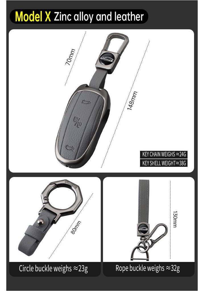 Gray Elephant Key Holder for Tesla Model 3/S
