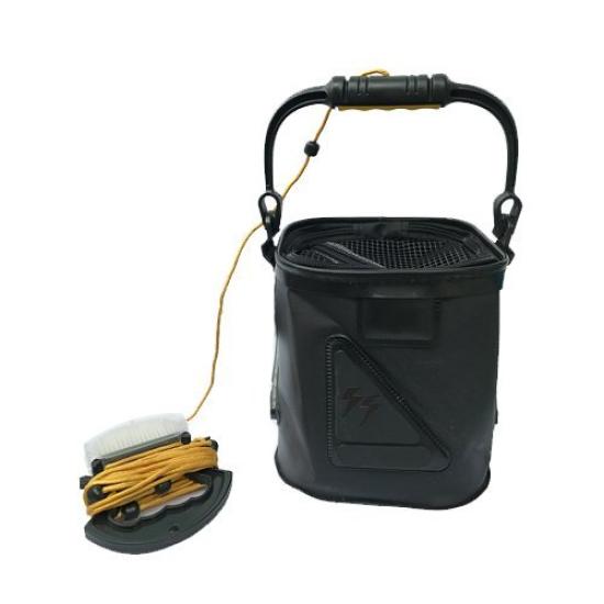 

EZLure Square Bakkan with EVA Mesh Lid 202022CM Black 3005-BK-BK01