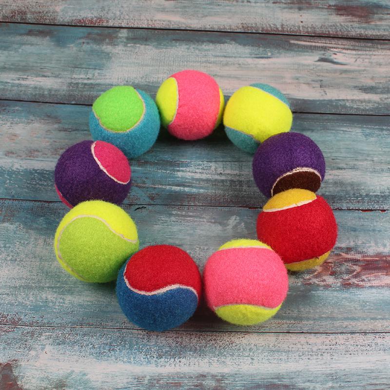 1/2pc Hard Ball Pet Biting Ball Training for Grinding Teeth Tennis Suitable for Pets To Play with Small Dogs Pet Supplies TMZ