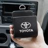 Car Interior Storage Bag Air Outlet Debris Bag Hanging Organizer Box For Toyota Chr Corolla Yaris Rav4 E150 E120 Land Cruiser