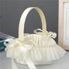 Wedding Baskets for Flower Girls Bridesmaid Anniversary Ceremony Candy Basket