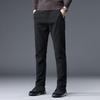 New Woolen Medium and Thick Men's Casual Pants Business Slim-fit Straight Elastic Pants
