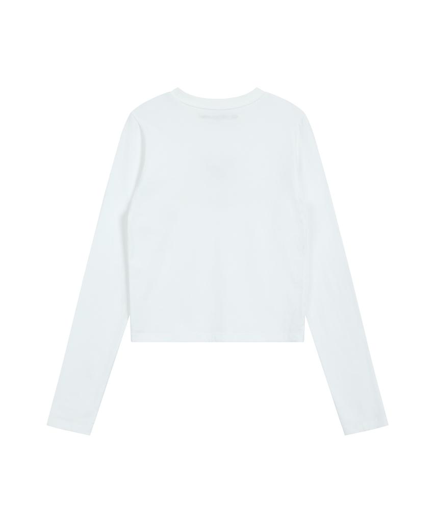 REST&RECREATION Riri Logo Long Sleeve - White