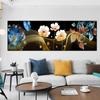 Nordic Abstract Flower Butterfly Leaves Canvas Painting Posters and Prints Wall Art Pictures Living Room Home Decor No Frame
