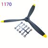 1PC 3-bladed Propeller 8060 9060 1060 1170 1380 Pro for RC Aircraft Model Accessory Spare Parts