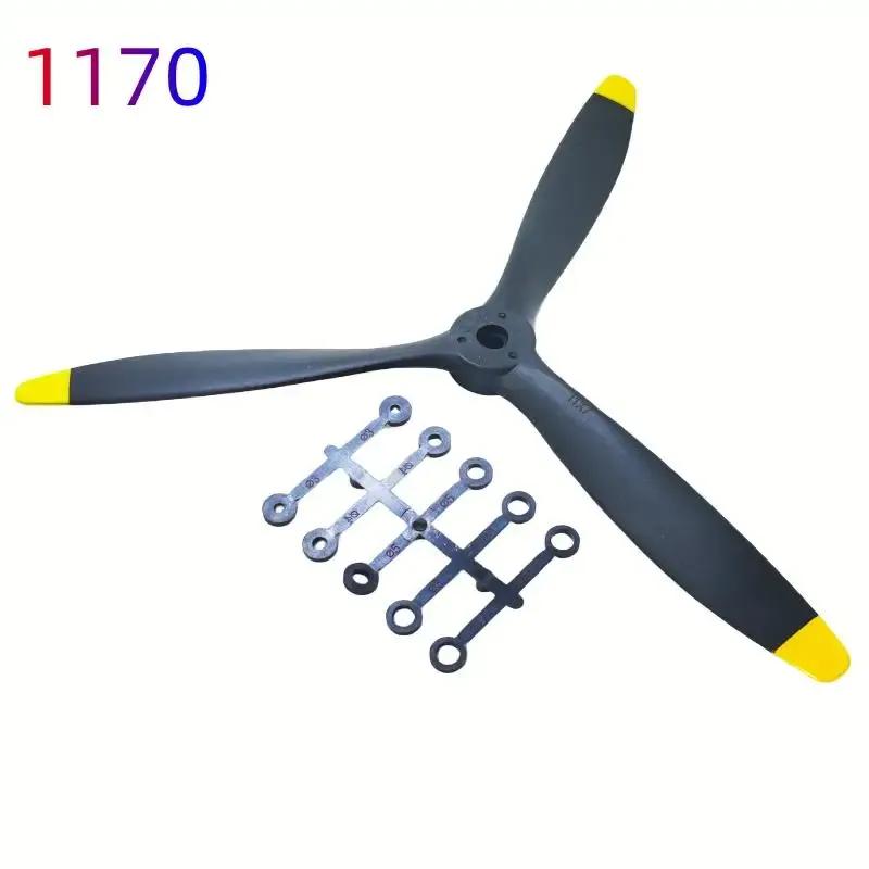 1PC 3-bladed Propeller 8060 9060 1060 1170 1380 Pro for RC Aircraft Model Accessory Spare Parts