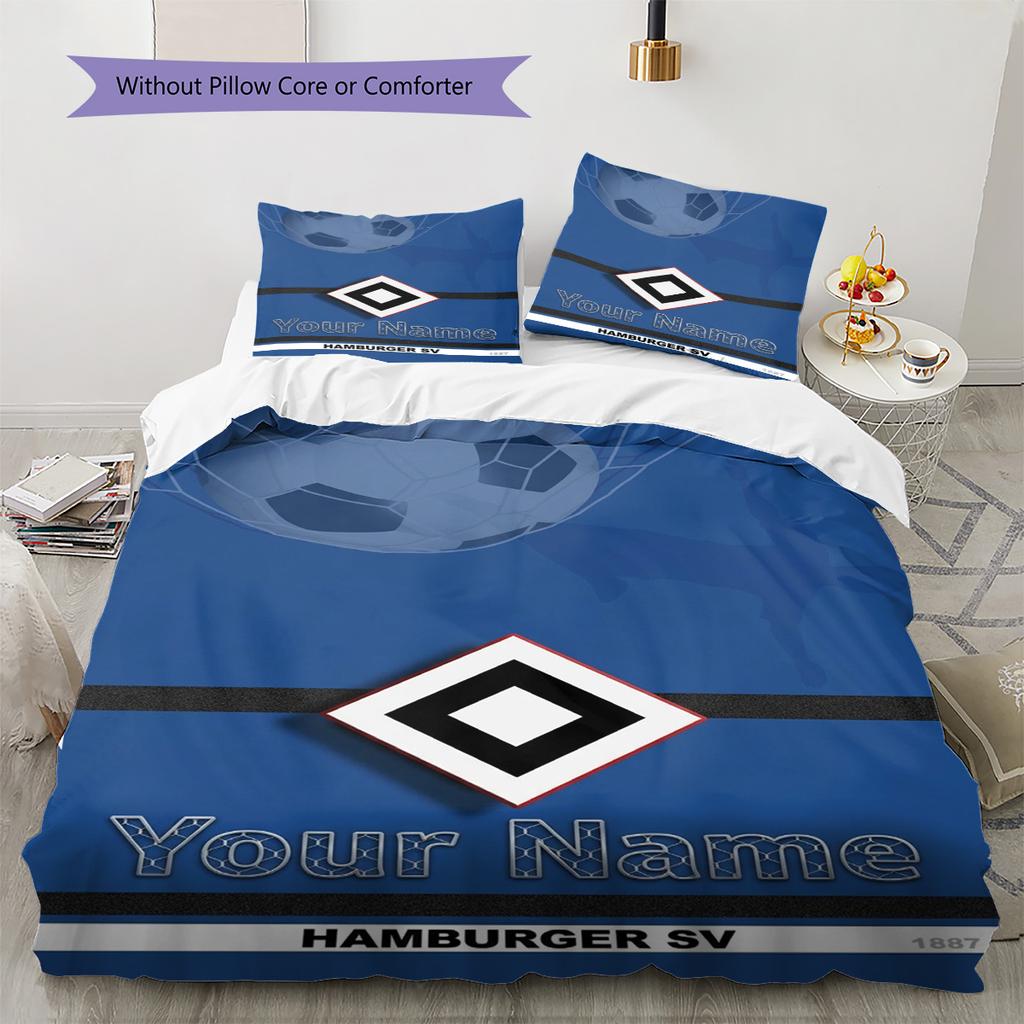 Name Custom Hsv Bilder Logo Pattern Bedding Set Quilt Cover Pillowcase Home Decor Gift (1 * Duvet Cover + 2 * Pillowcase, Without Core)