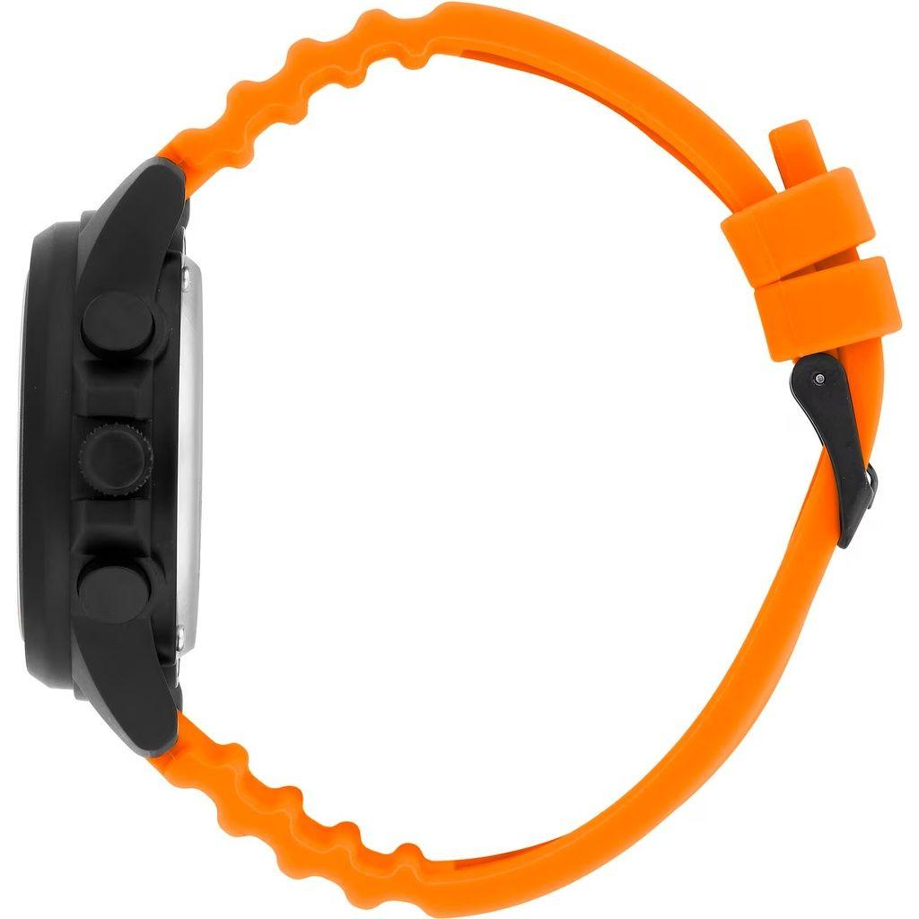 Sector Ex-48 Silicone Strap Black And Orange Dial Quartz R3251302002 Men's Watch
