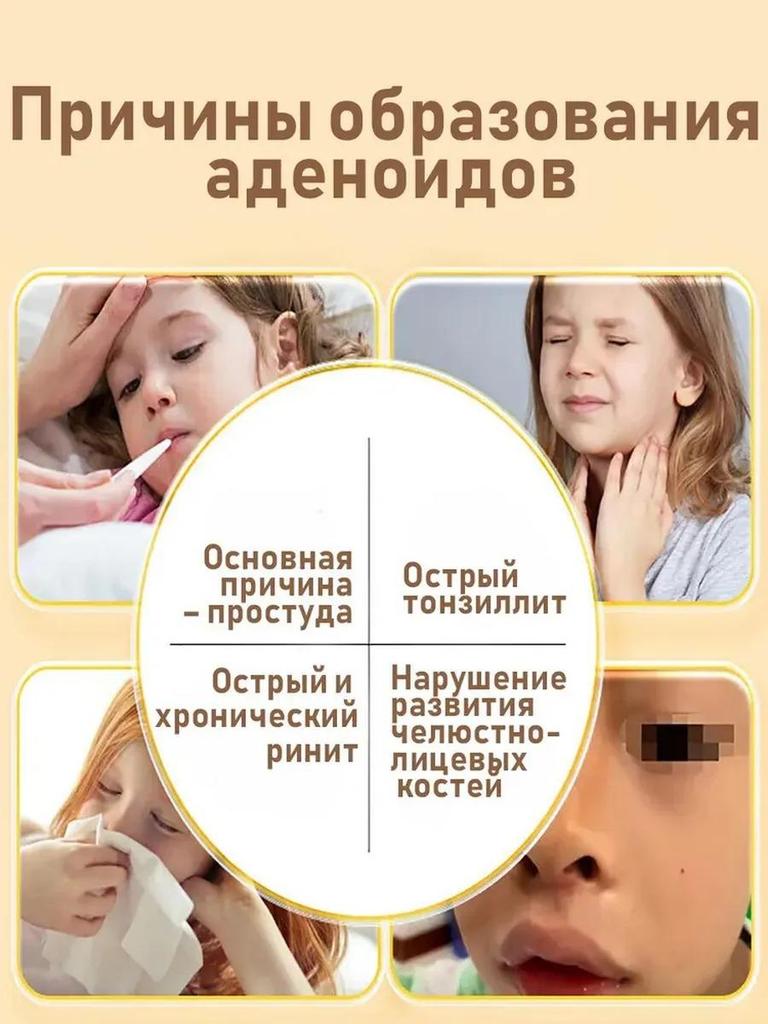 Adenoid Fat Rhinitis Nasal Congestion Sticker