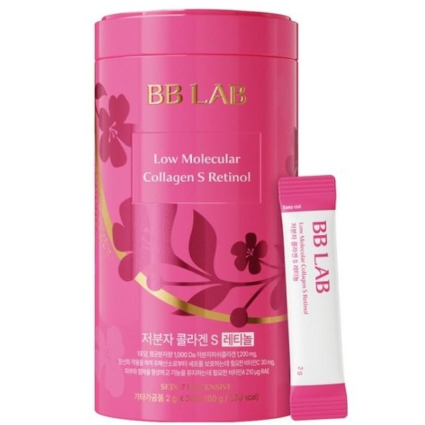 [BB Lab] Glutathione W/Biotin V/Pantothenic Acid T/Low Molecular S Collagen Retinol, 4 Types (1Unit-30 Sticks), Korean health food