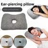 Ear Piercing Pillow Breathable Ergonomic Pillow With Ear Hole Comfortable Earring Pillow  Side Sleeper Ear Pressure Relief Pillo