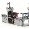1303PCS Horse Knight Town Square MOC Model Alternate Build For Creator 31168 Building Blocks Custom Puzzle DIY Assembly