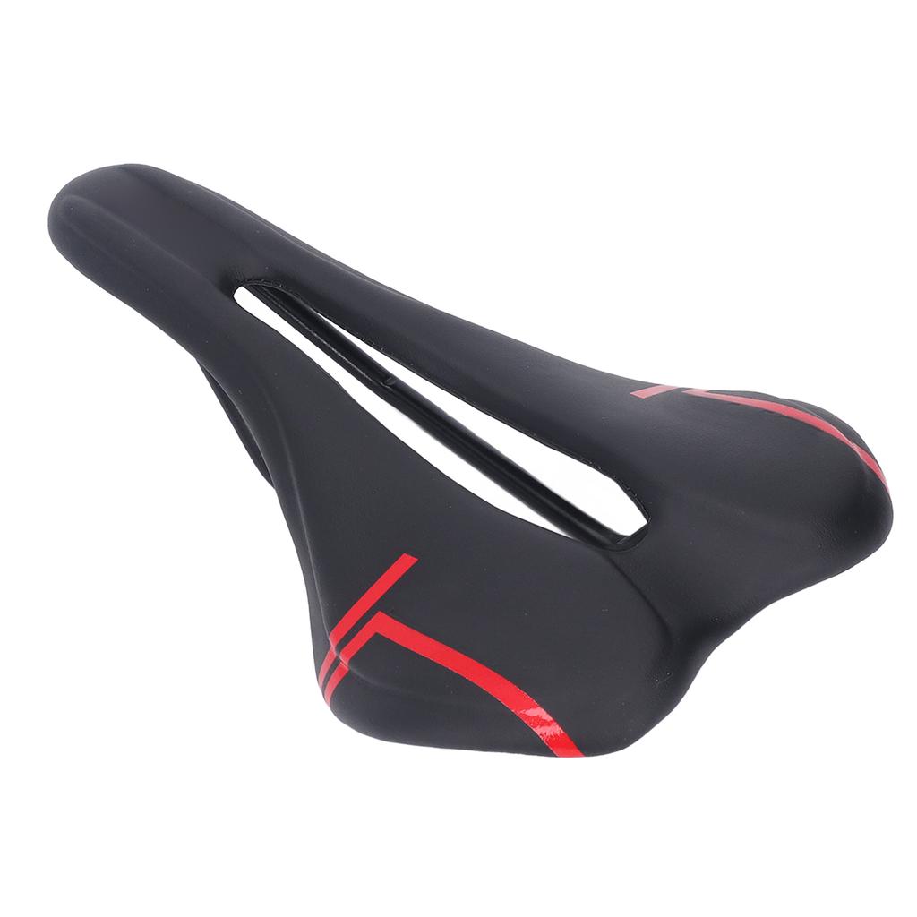 Mountain Bike Saddle Cushion Microfib  PU Lth  Hollow Brthable for Road Riding