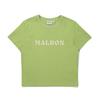 MALBON GOLF New Bucket Crop Round T-Shirt Light Green (Woman)