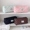 Lightweight Makeup Bag Polka Dot Stationery Storage Pouch Simple Pen Bag  Students Supplies