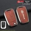 Fits 25 Models: SAIC Maxus V80 Key Cover, Metal Shell with Genuine Leather Buckle