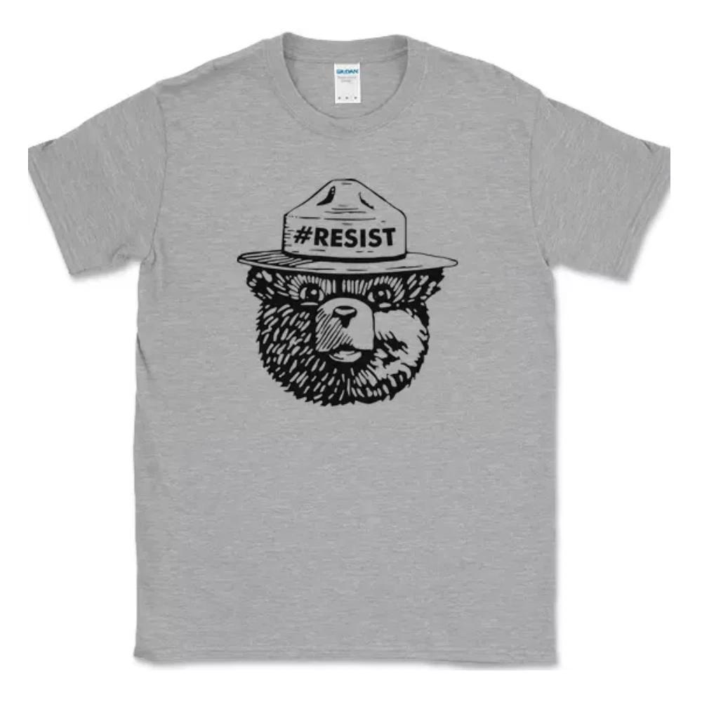 Smokey the Bear Resist T-Shirt Funny Classic Forest Fires Humor Novelty Tee XL