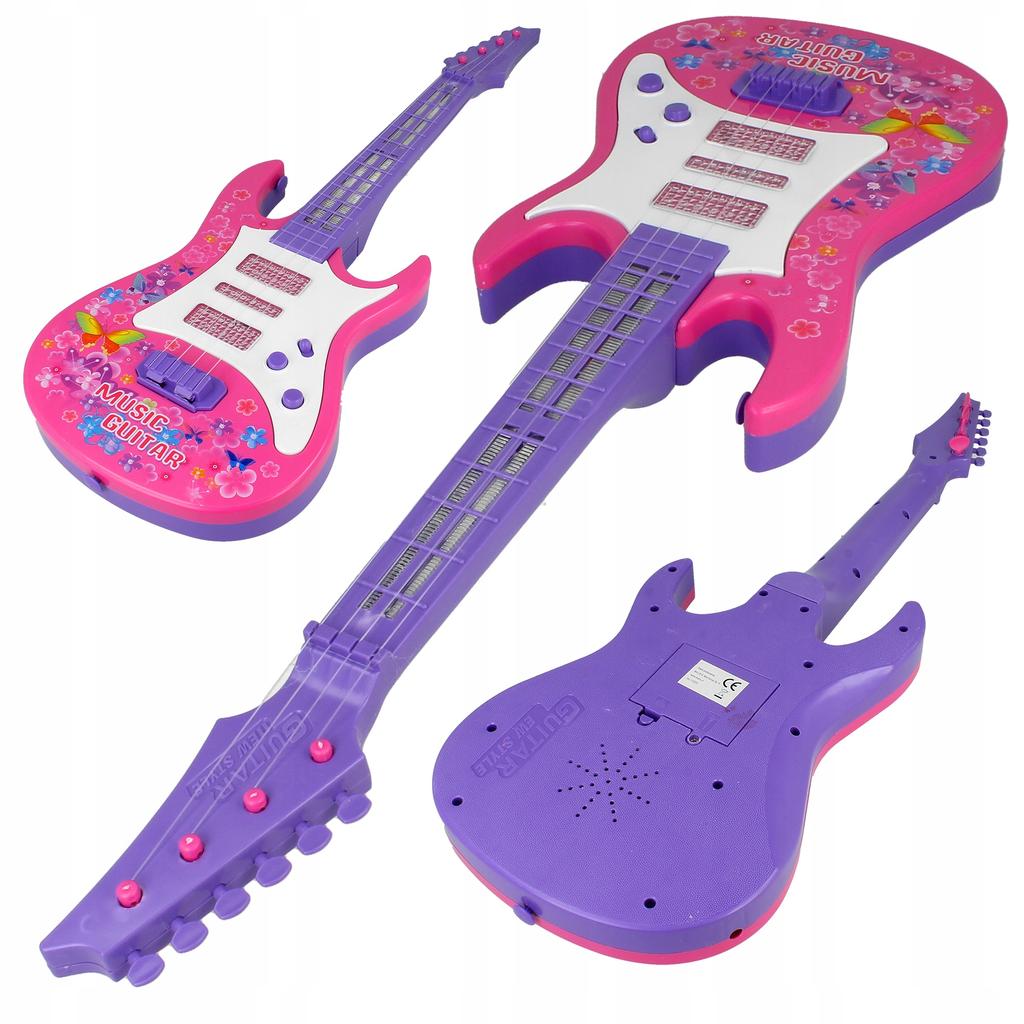 [5] Chitarra interattiva per bambini luci musicali suono Z3401