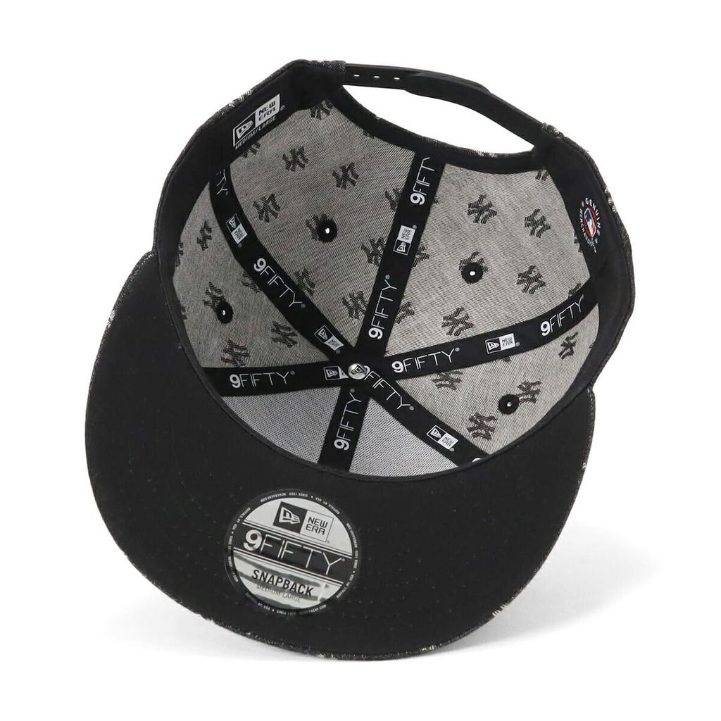 [New Era] Cap MLB Monogram Jacquard NY BlackChrome ML 950 MLB JAQ NEYYAN BLK CHR 14388575 NER36C5892