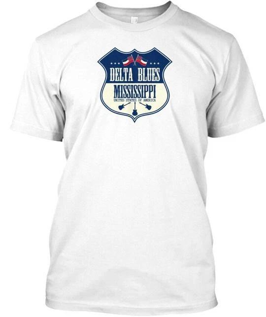 Delta Blues Mississippi United States Of America T shirt Made in USA S to 5XL XL