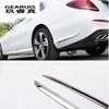 Car styling Rear Side Mirror body stainless steel Sticker Cover Trim For Mercedes Benz New E class W213 2016-2017