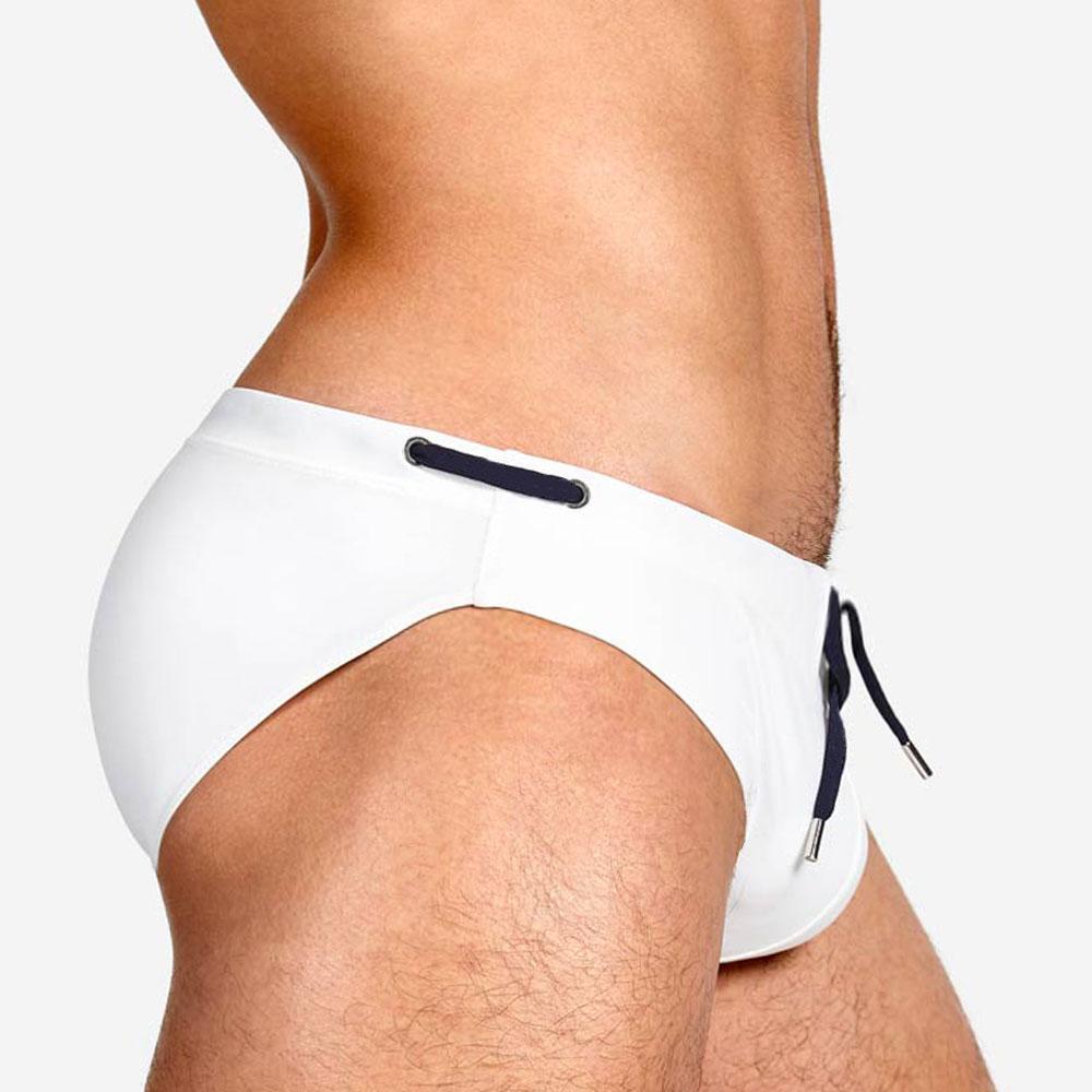 Herren-Badehose mit niedriger Taille, Übergröße, Sommer- und Strandkleidung