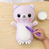 Glow in The Dark Stuffed Animal Toy with Light Pen Luminous Fox Rabbit Bear