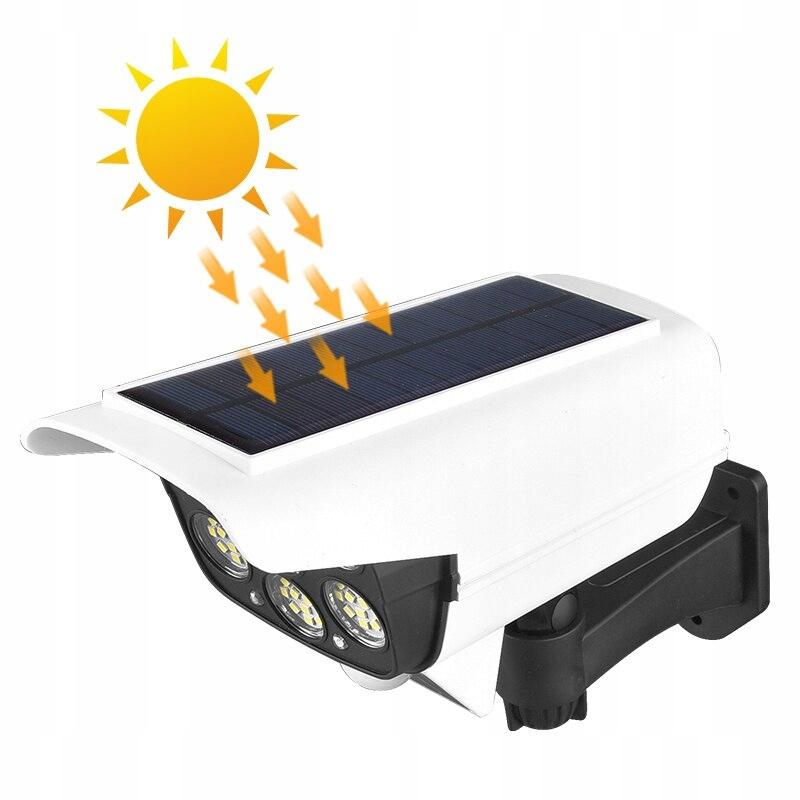 Solar Lamp Camera Dummy Motion Sensor Remote Control