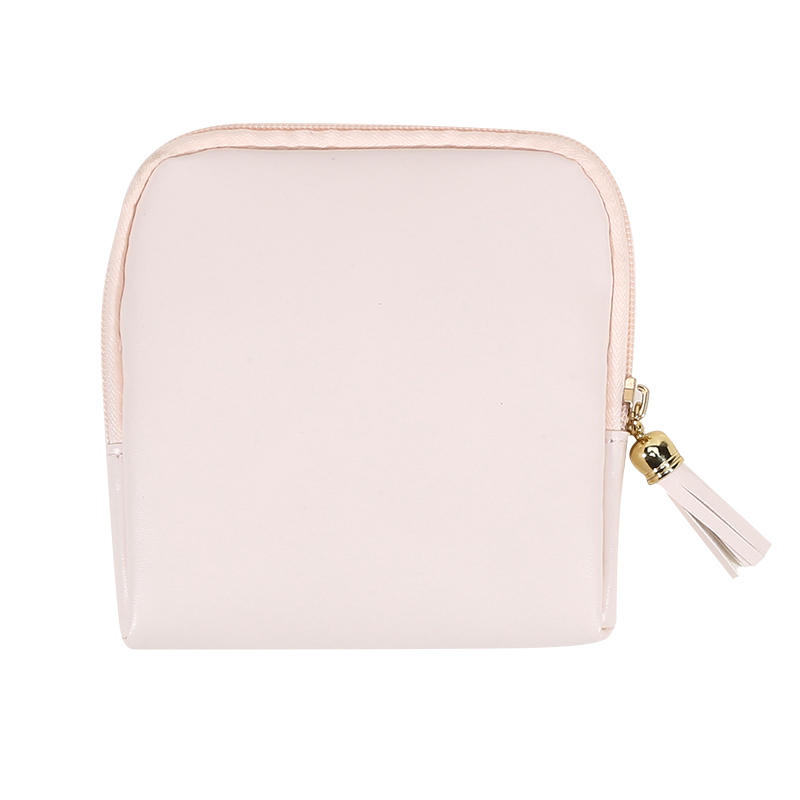 Tassel Jewelry Packing Bag PU Leather Rings Necklace Mini Cosmetic Bag Large Capacity Organizer Jewelry Storage Case Travel