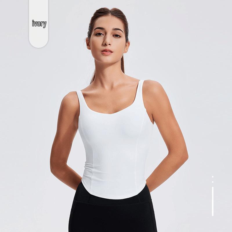 

Противоударный спортивный бюстгальтер: Женский жилет для бега, фитнеса, йоги с цельной грудной подушечкой Extra Large