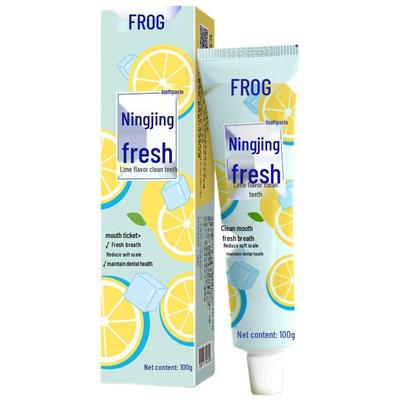 Frog Lime Flavor Clean Teeth Toothpaste, 4x100g