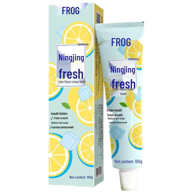 

Frog Lime Flavor Clean Teeth Toothpaste, 4x100g