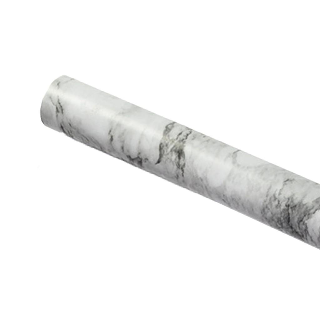 Waterproof Landscape White Marble Wallpaper Stick Self Adhesive Marble Wallpaper