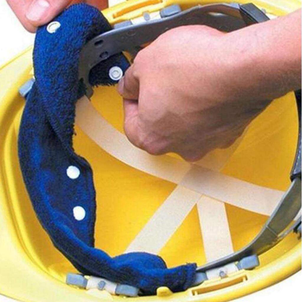 12Pcs Sweatbands for Hard Hat Hardhat Helmet Terry Cloth Replacement Headbands